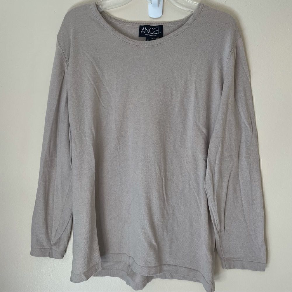 Angel | Top| Nice basic piece| neutral cream| long sleeve| XL|made in Turkey